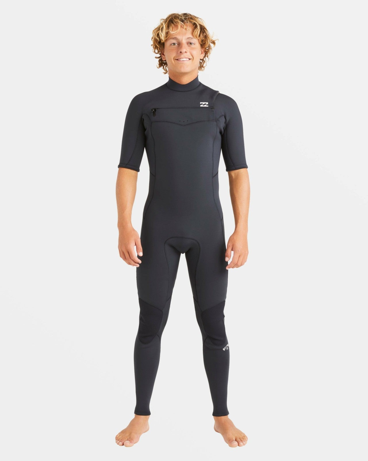2/2mm Absolute Natural Upcycler GBS Chest Zip Wetsuit - Black | Billabong Men