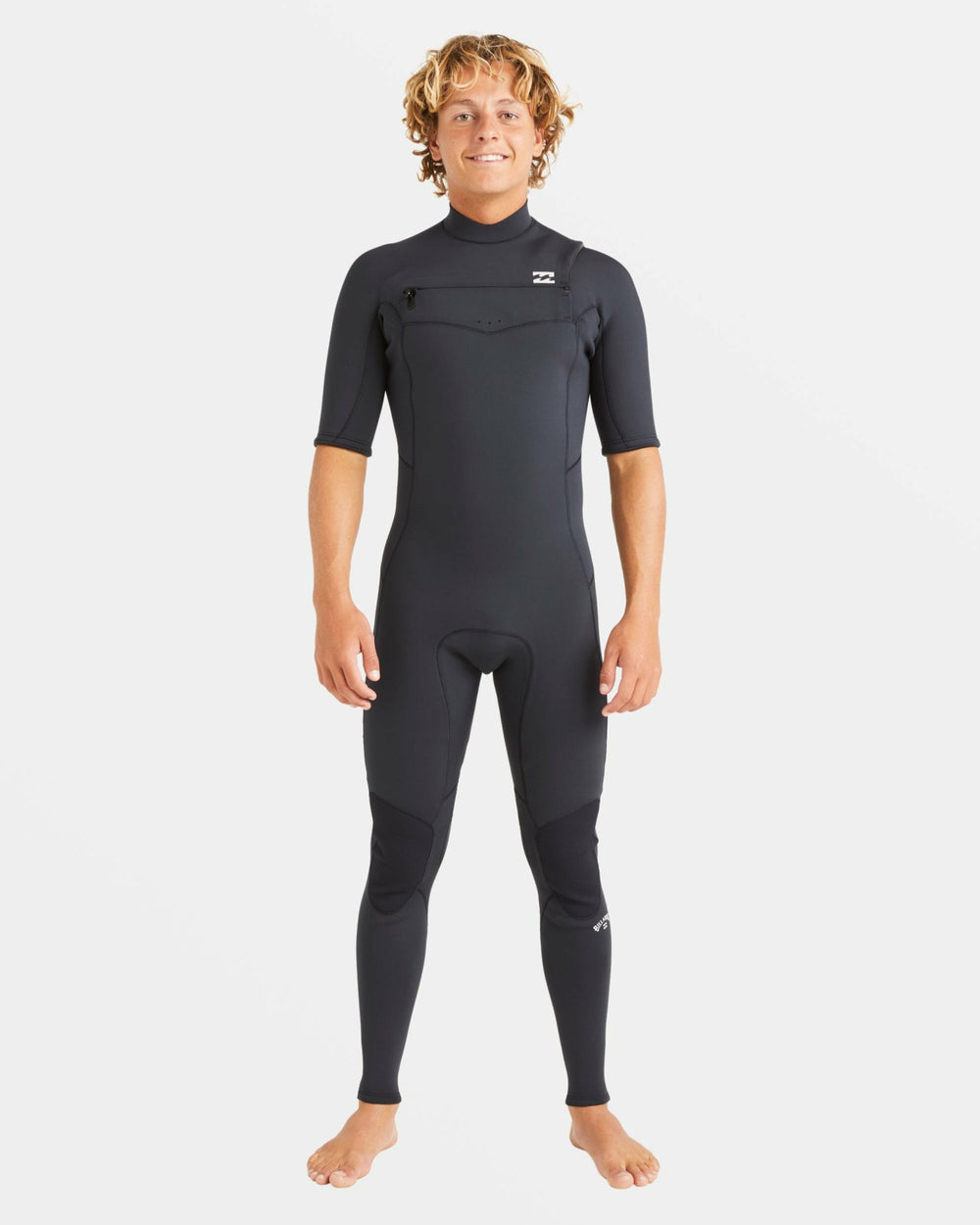 2/2mm Absolute Natural Upcycler GBS Chest Zip Wetsuit - Black | Billabong Men