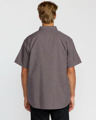 All Day Jacquard Short Sleeve Shirt - Gray Violet | Billabong Men