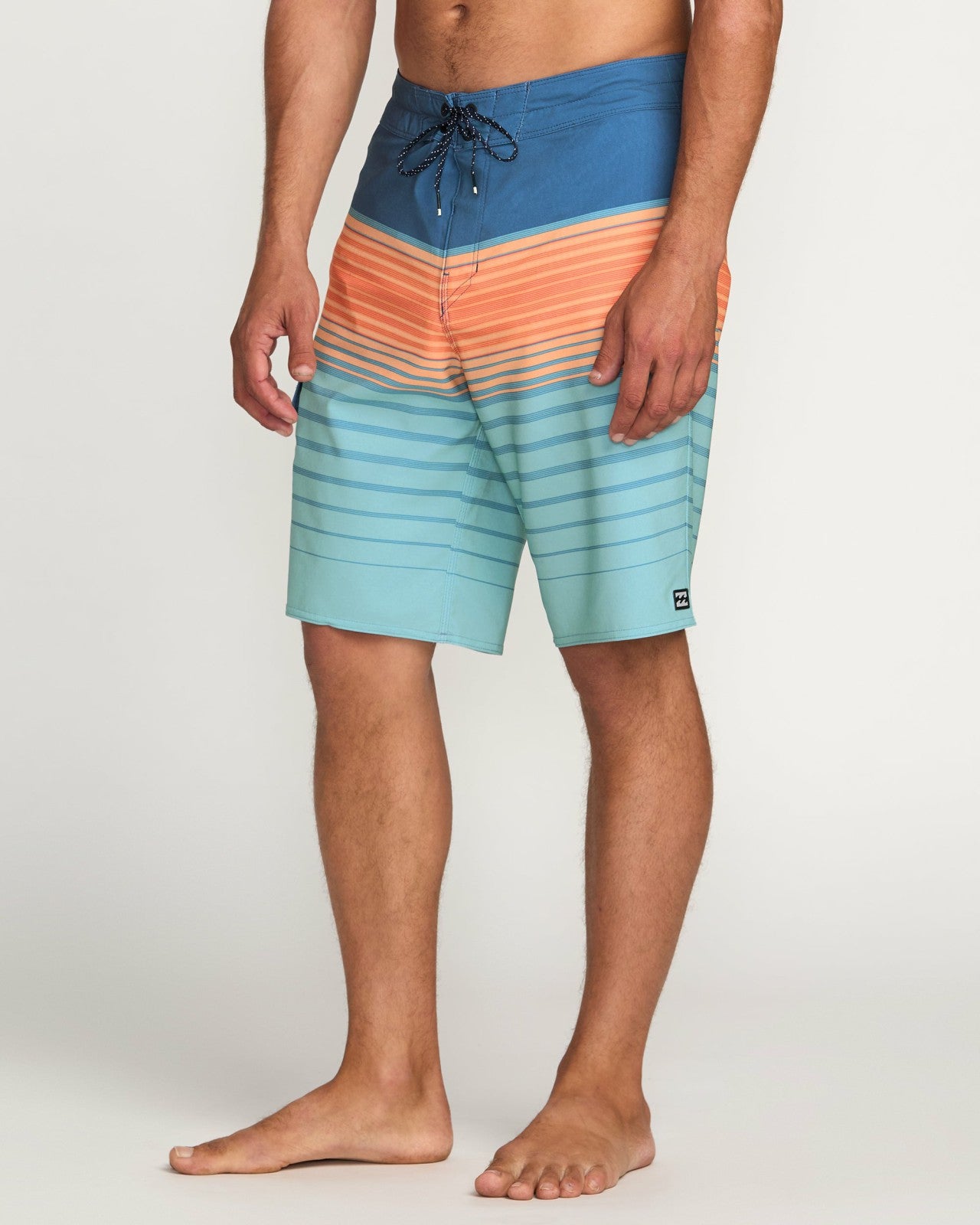 All Day Stripe Pro Performance 20" Boardshorts - Deep Blue | Billabong Men