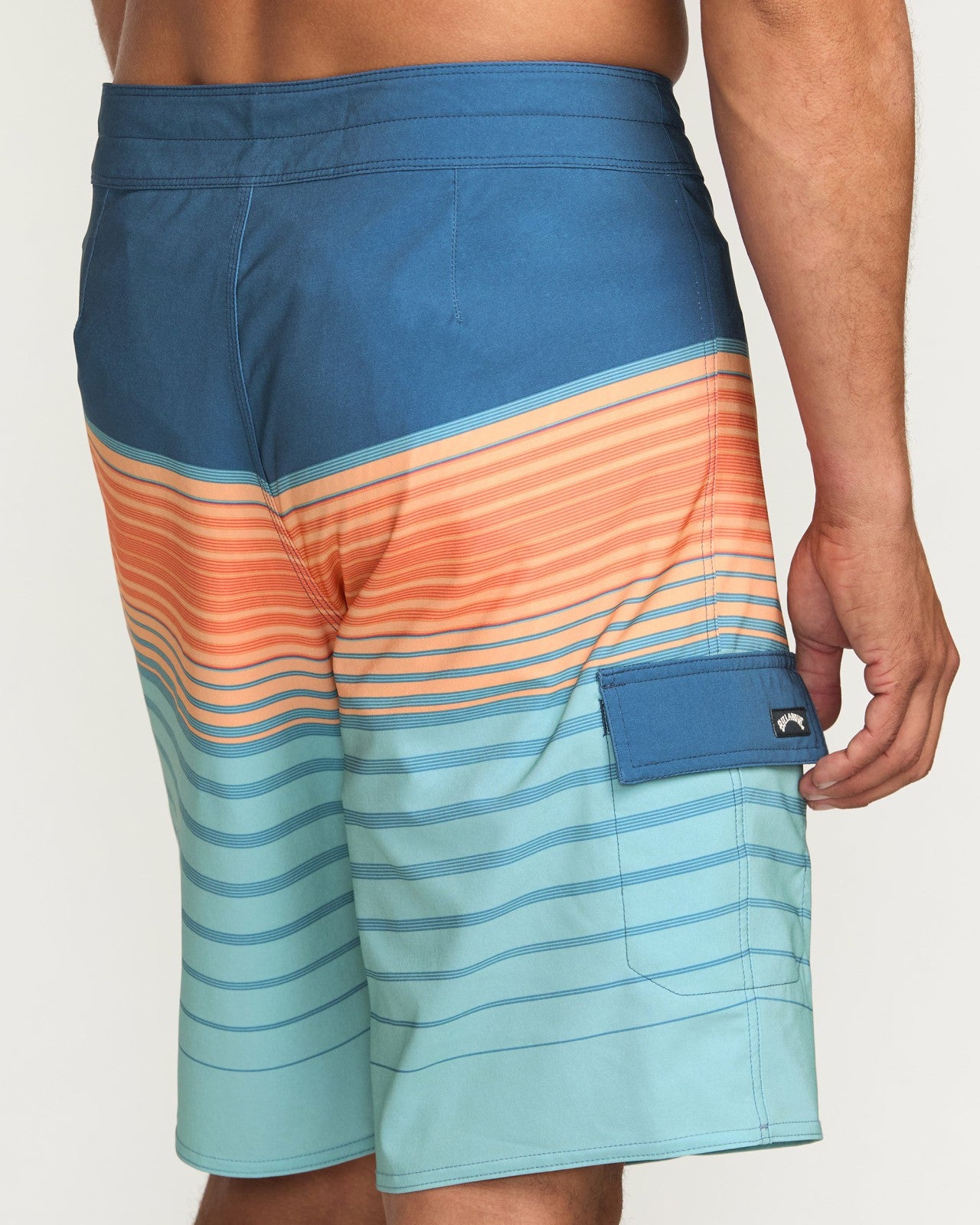 All Day Stripe Pro Performance 20" Boardshorts - Deep Blue | Billabong Men