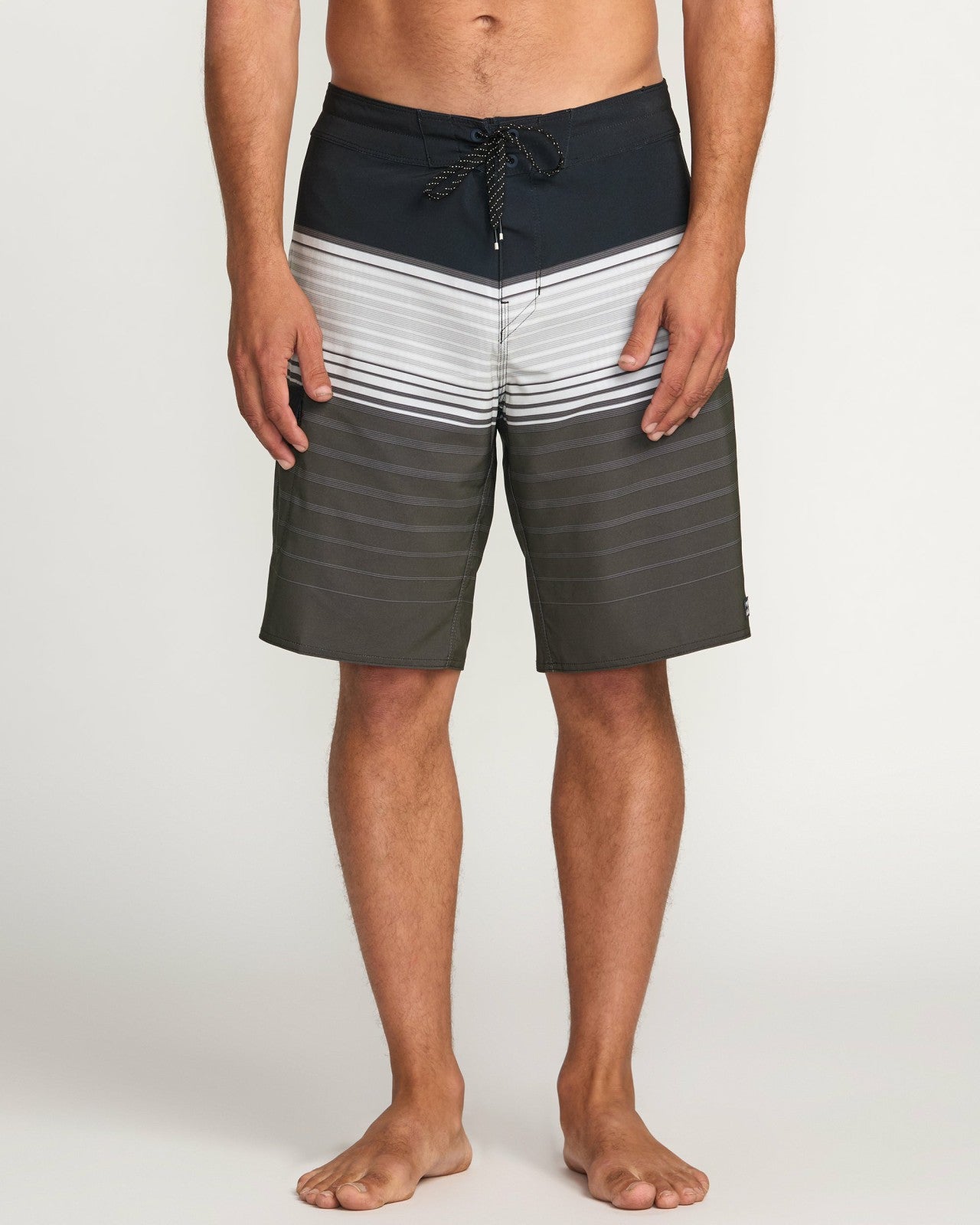 All Day Stripe Pro Performance 20" Boardshorts - Pewter | Billabong Men