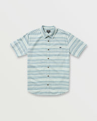All Day Stripe Short Sleeve Shirt - Ash Blue | Billabong Men