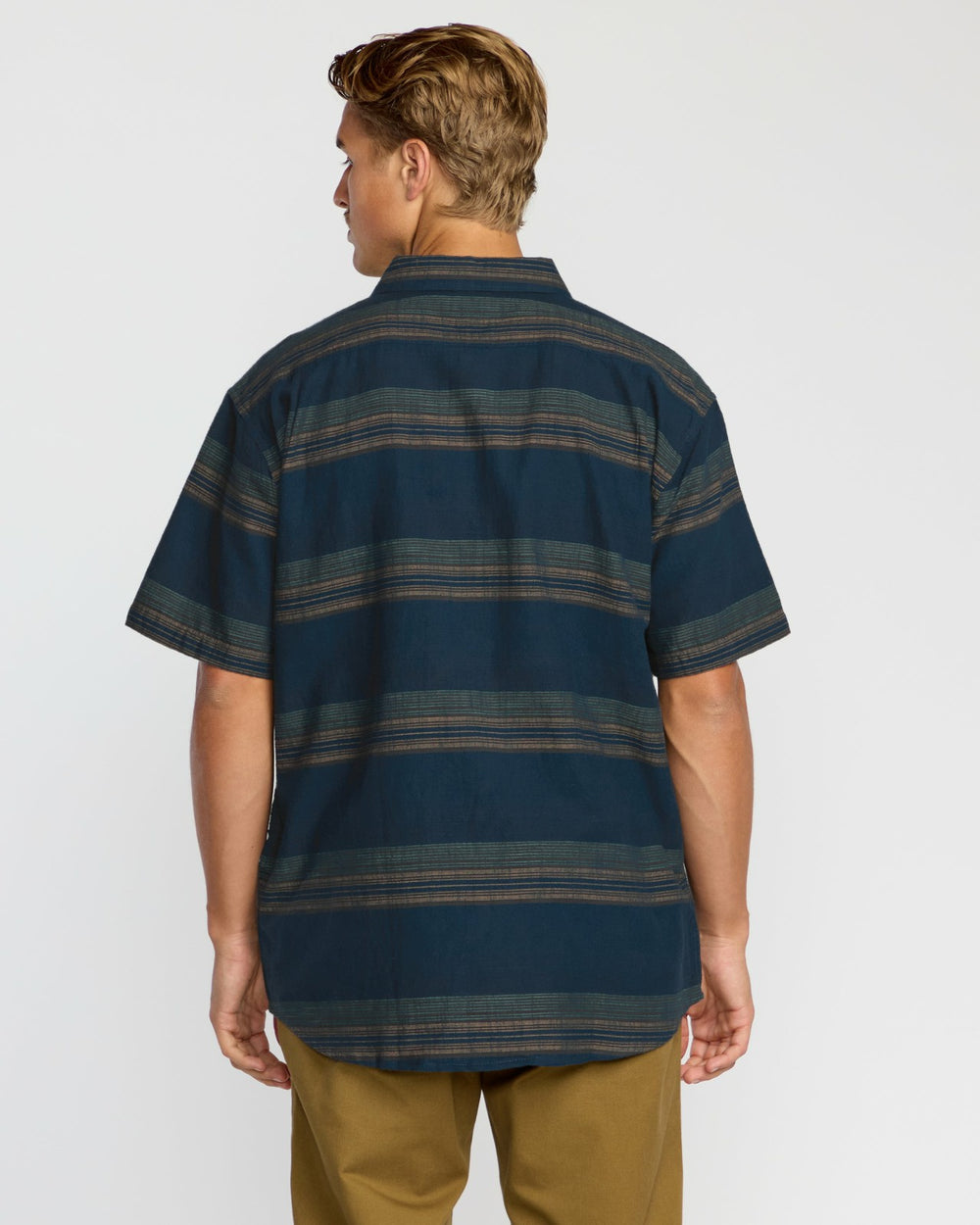 All Day Stripe Short Sleeve Shirt - Midnight | Billabong Men
