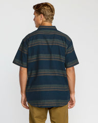All Day Stripe Short Sleeve Shirt - Midnight | Billabong Men