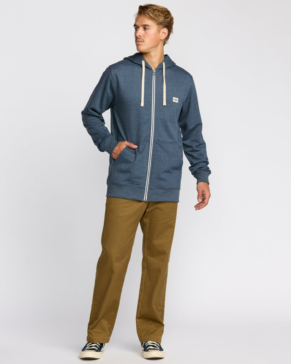 All Day Zip Sweatshirt - Midnight Blue | Billabong Men