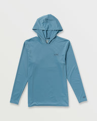 Arch Mesh Long Sleeve Hooded Surf Tee - Bay Blue | Billabong Men