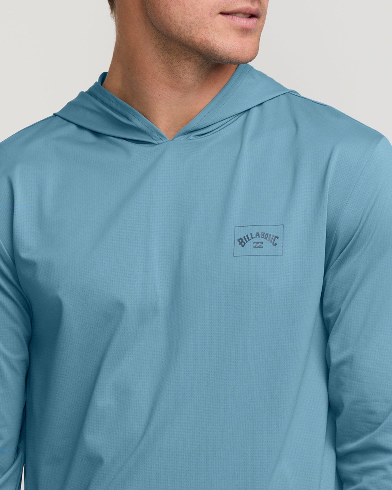 Arch Mesh Long Sleeve Hooded Surf Tee - Bay Blue | Billabong Men