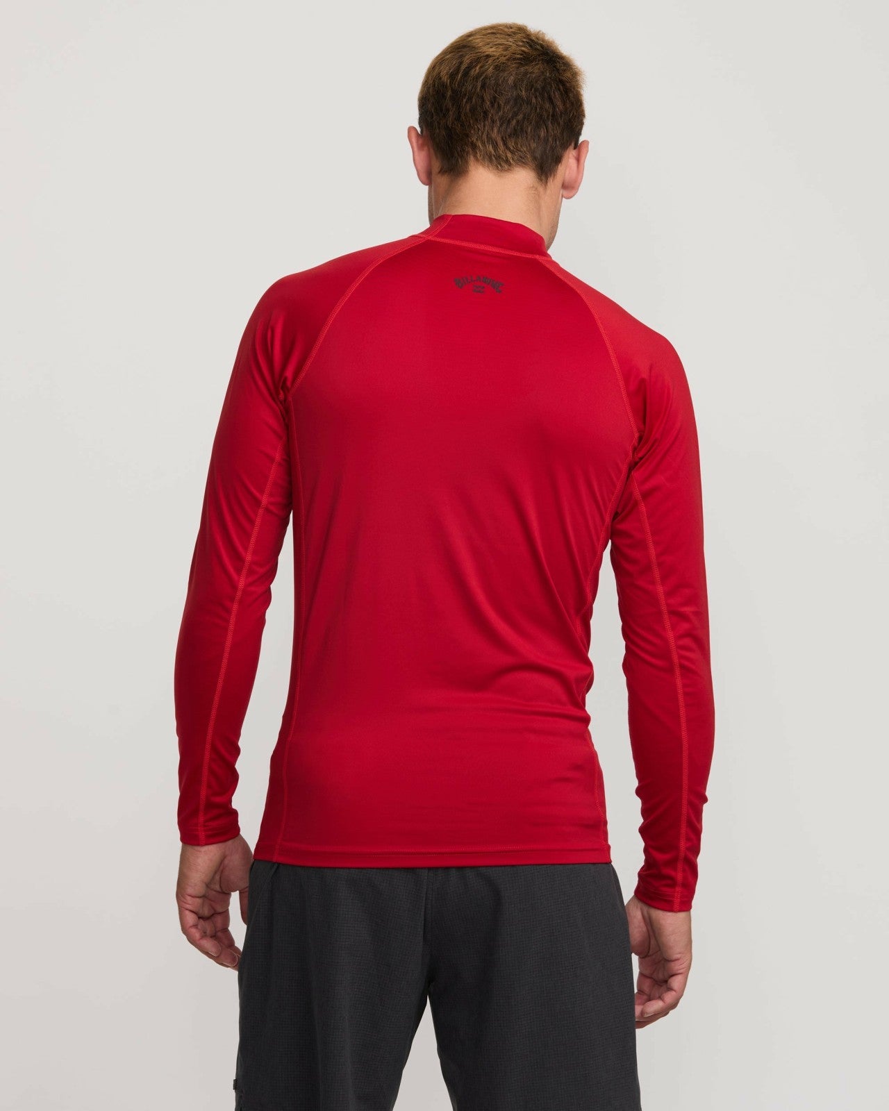Arch Performance Fit Long Sleeve Rashguard - Scarlet | Billabong Men