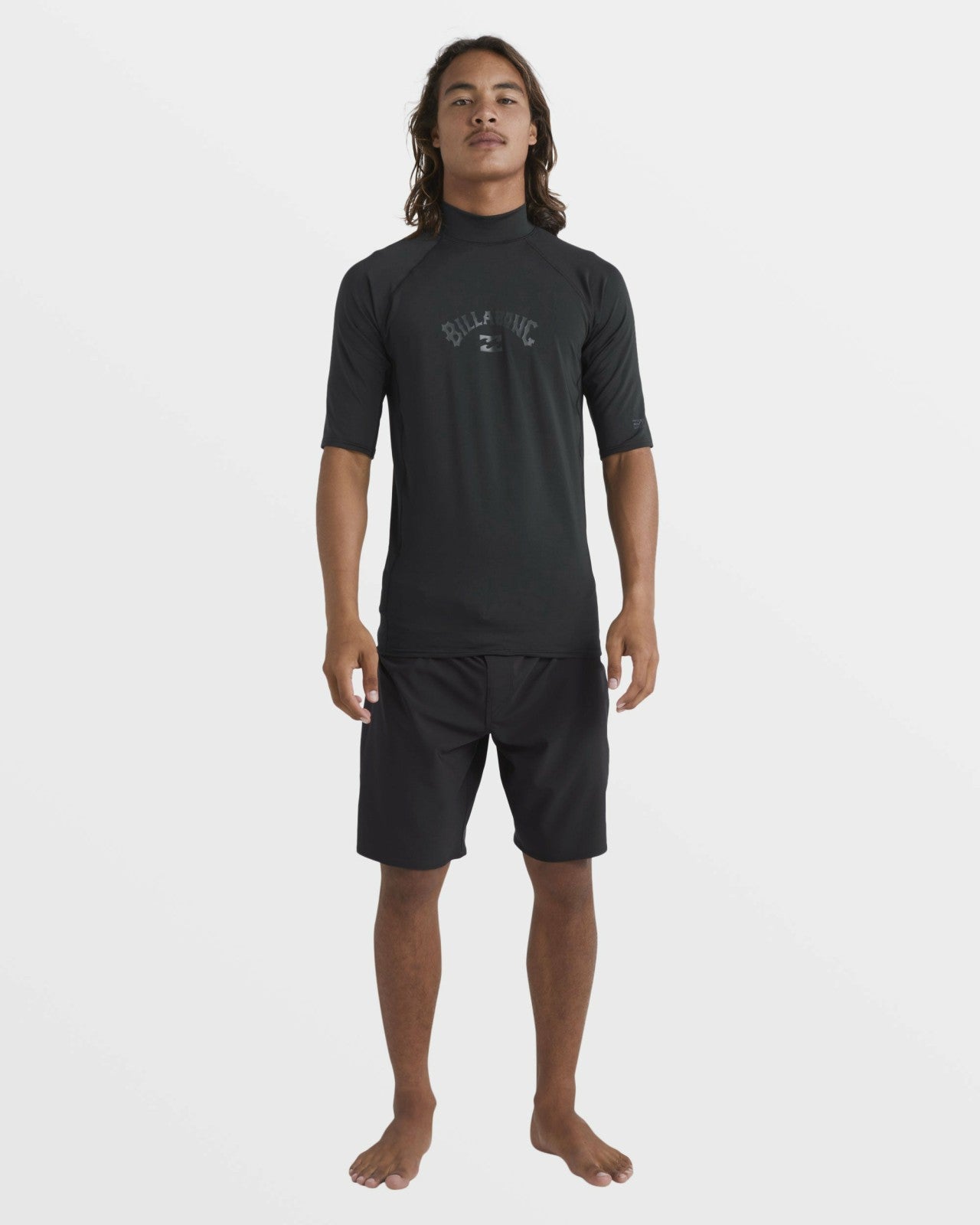 Arch Performance Fit Short Sleeve Rashguard - Black | Billabong Men