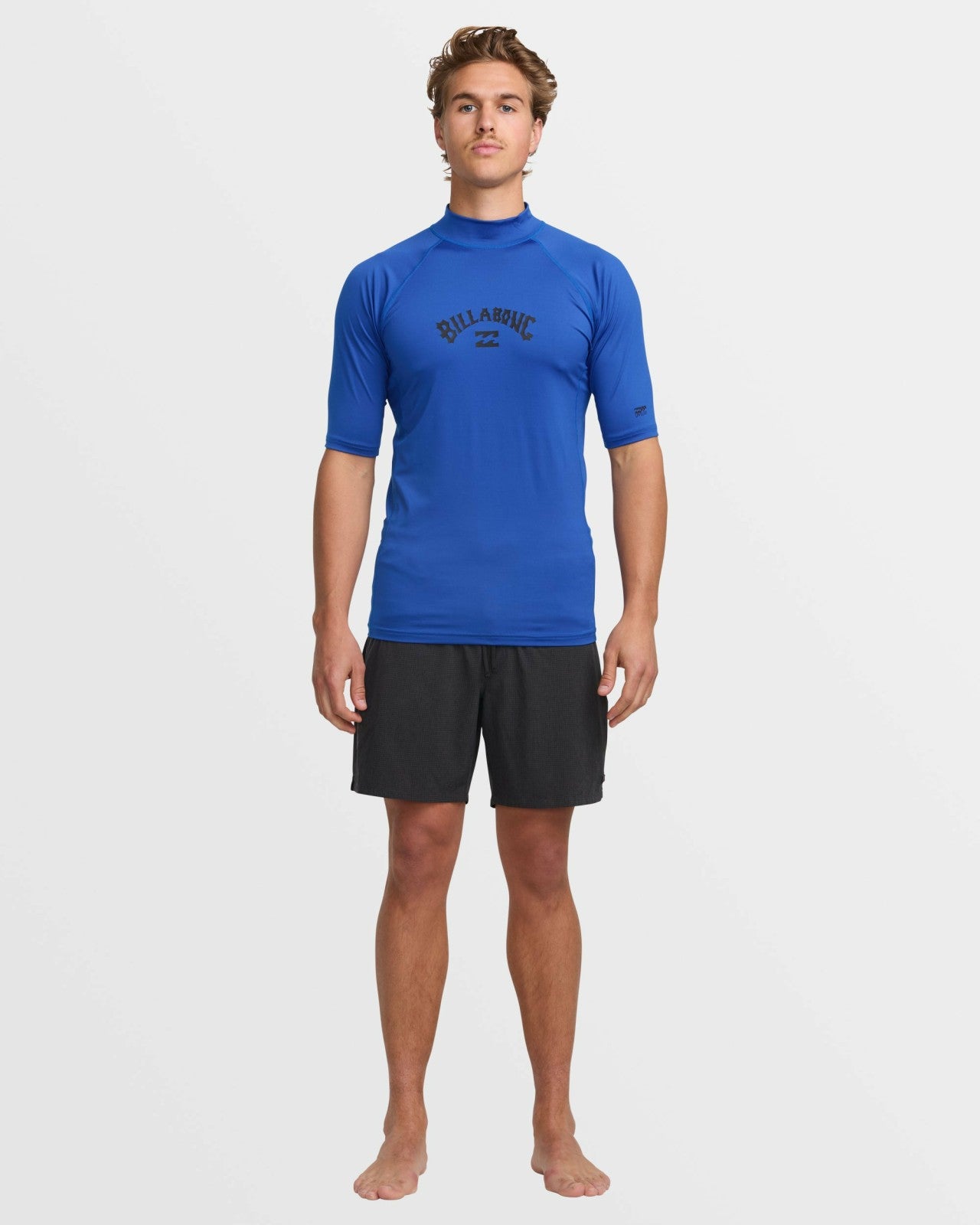 Arch Performance Fit Short Sleeve Rashguard - Cobalt | Billabong Men