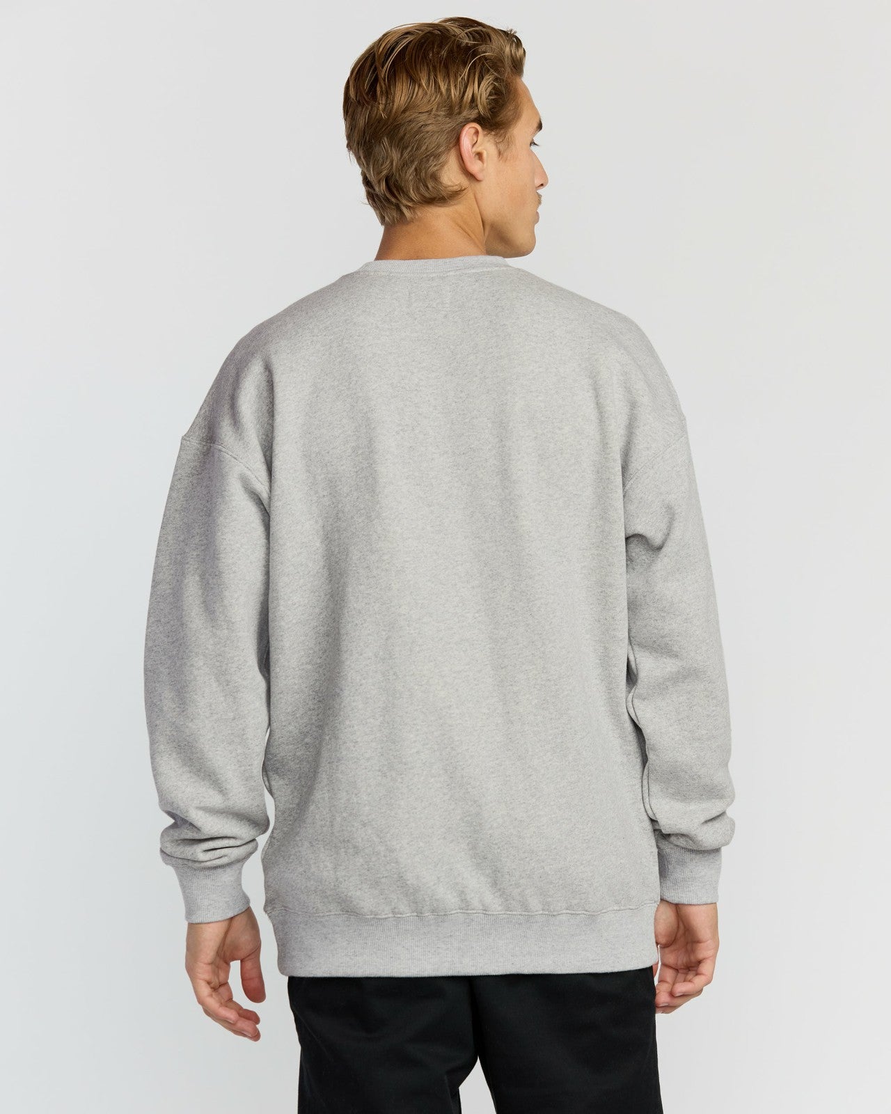 Austin Garage Crew Sweatshirt - Lt Grey Htr | Billabong Men