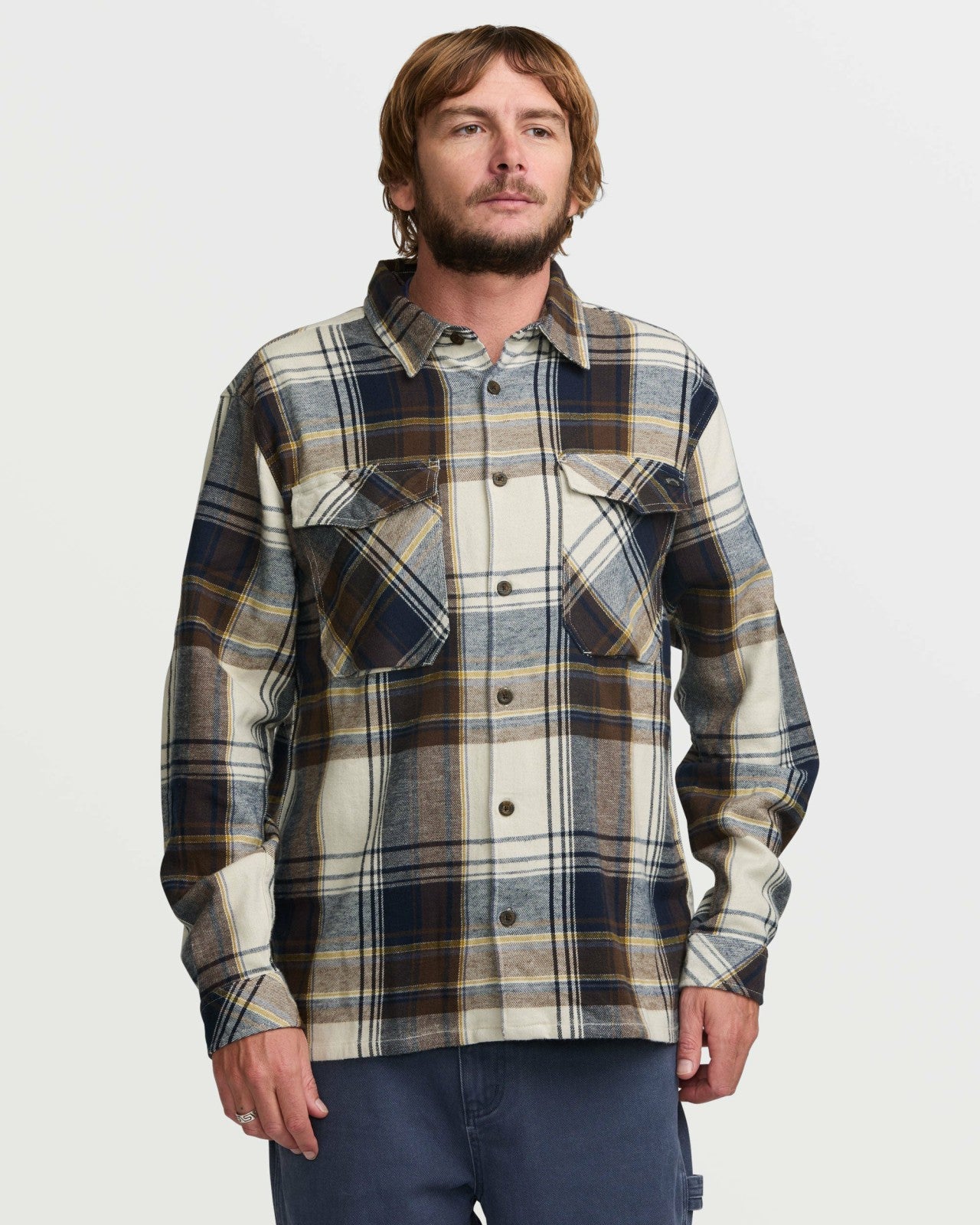 Bad Dog Flannel Shirt - Silver | Billabong Men