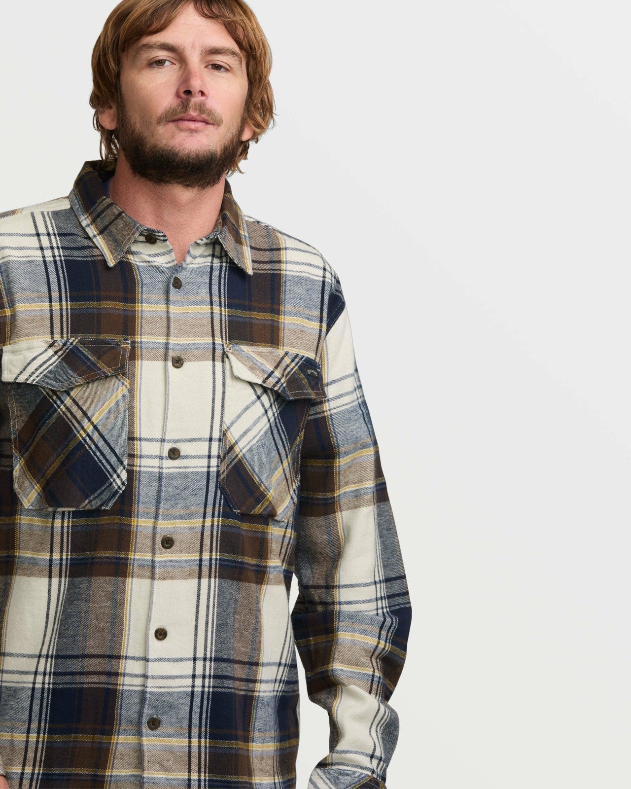 Bad Dog Flannel Shirt - Silver | Billabong Men