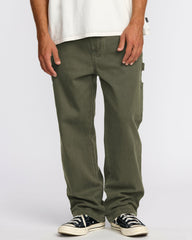 Bad Dog Workwear Pants - Dark Military | Billabong Men
