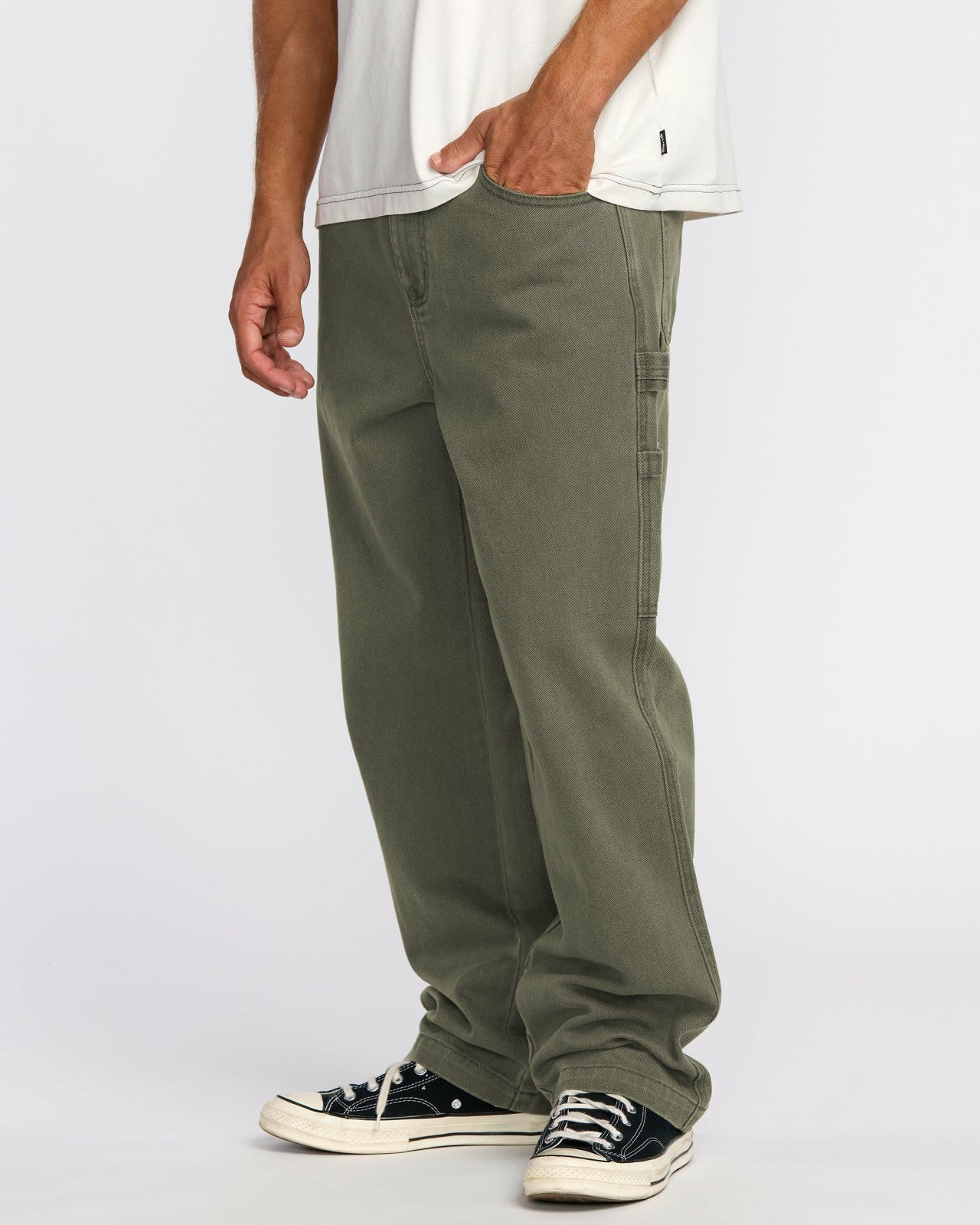 Bad Dog Workwear Pants - Dark Military | Billabong Men