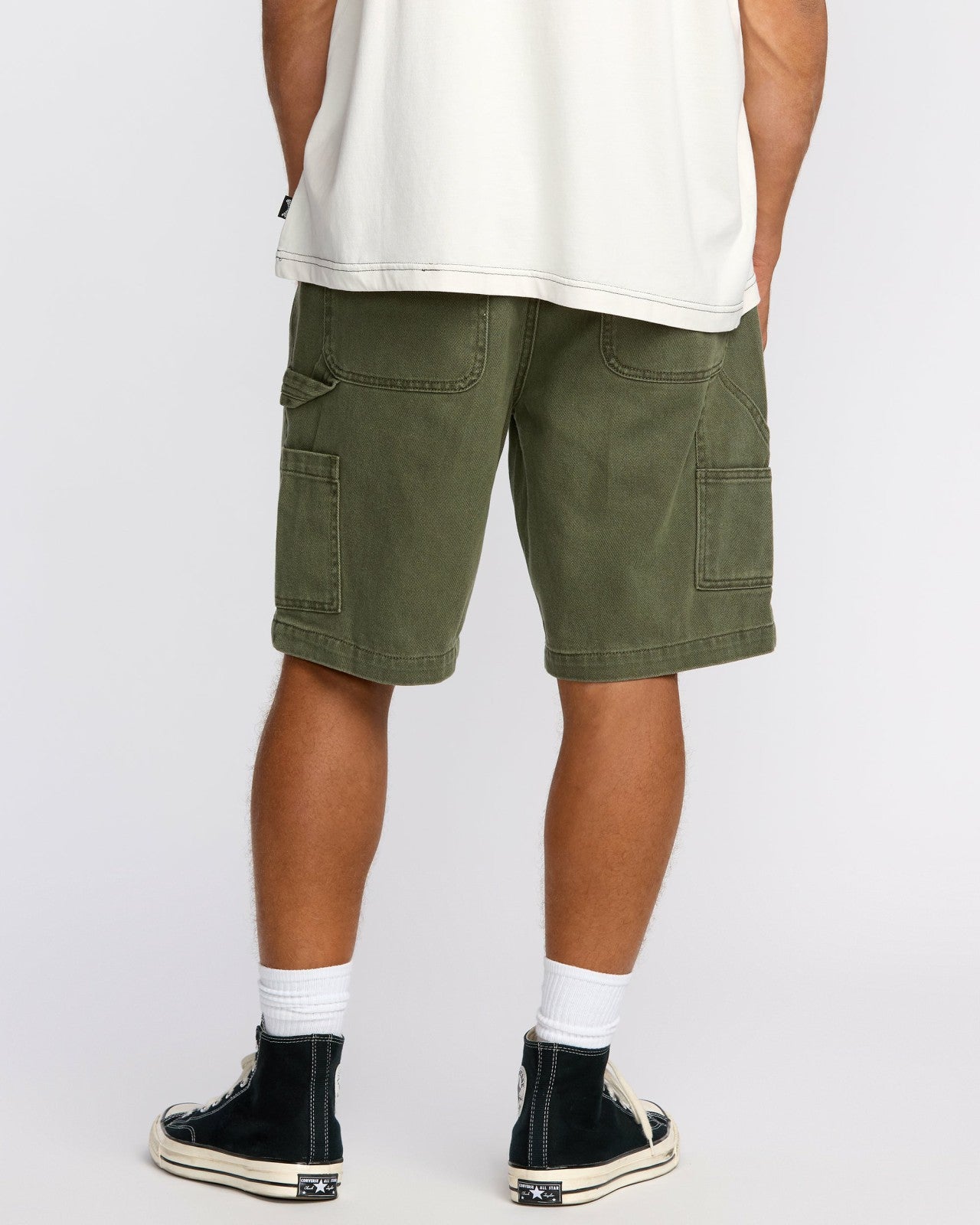 Bad Dog 21" Workwear Shorts - Dark Military | Billabong Men
