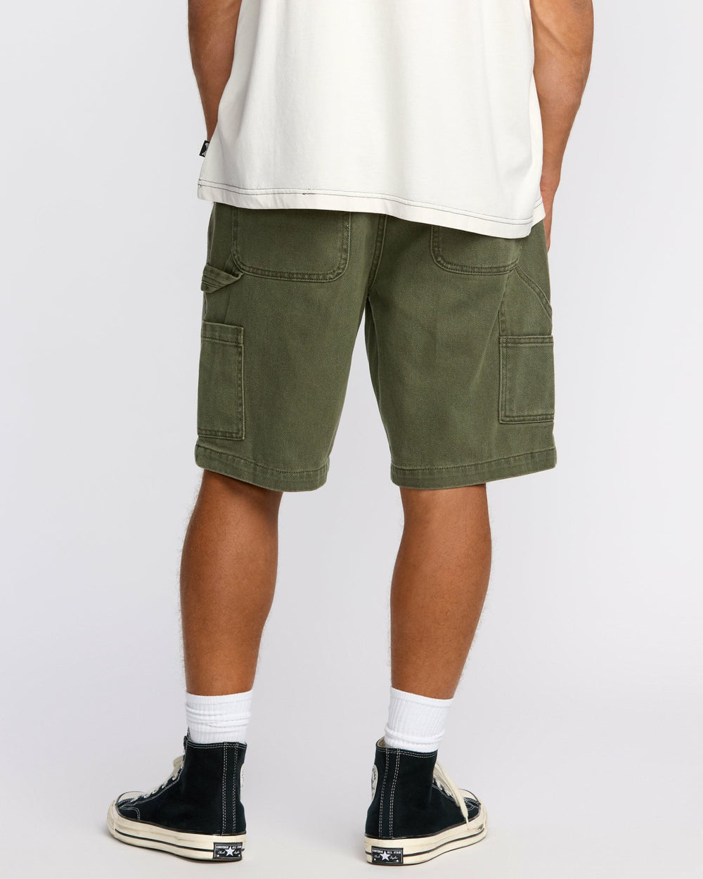 Bad Dog 21" Workwear Shorts - Dark Military | Billabong Men