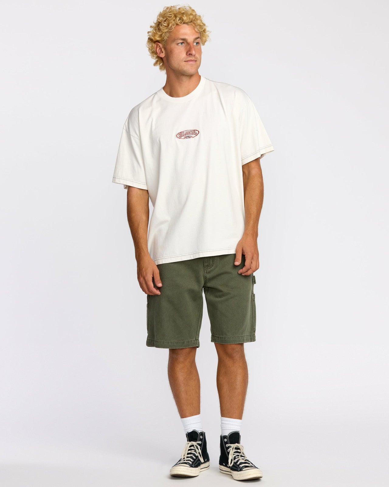 Bad Dog 21" Workwear Shorts - Dark Military | Billabong Men