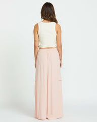 Beach Babe Cargo Elastic Waist Pants - Dusty Peach | Billabong Women