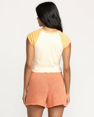 Beach Club Babe Short Sleeve T-Shirt - Butter | Billabong Women