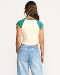Beach Club Babe Short Sleeve T-Shirt - Evergreen | Billabong Women
