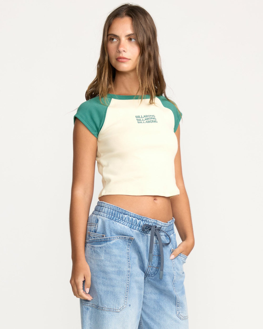 Beach Club Babe Short Sleeve T-Shirt - Evergreen | Billabong Women
