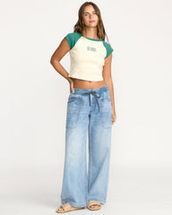 Beach Club Babe Short Sleeve T-Shirt - Evergreen | Billabong Women
