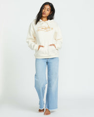 Beach Tropics Po Hoodie - Whitecap | Billabong Women