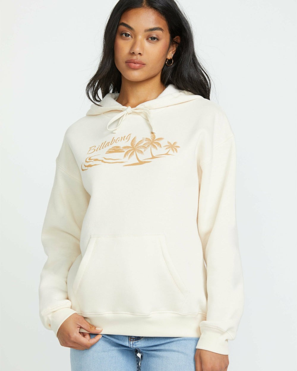 Beach Tropics Po Hoodie - Whitecap | Billabong Women