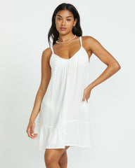 Beach Vibes Beach Coverup Dress - Salt Crystal | Billabong Women