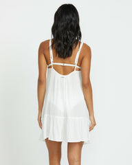 Beach Vibes Beach Coverup Dress - Salt Crystal | Billabong Women