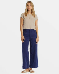 Be Free Corduroy Pants - I Sea Indigo | Billabong Women