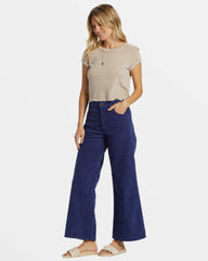 Be Free Corduroy Pants - I Sea Indigo | Billabong Women