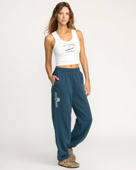 Best Wishes Fleece Pants - Navy | Billabong Women