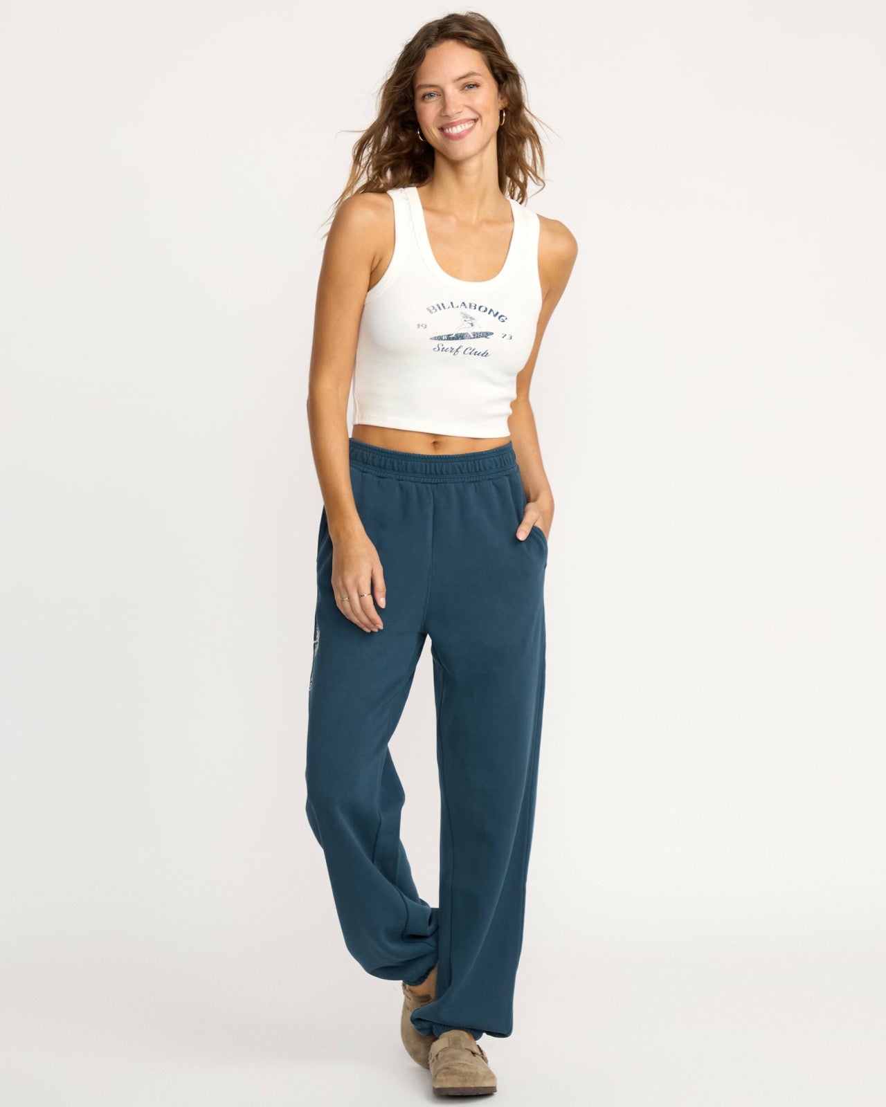 Best Wishes Fleece Pants - Navy | Billabong Women