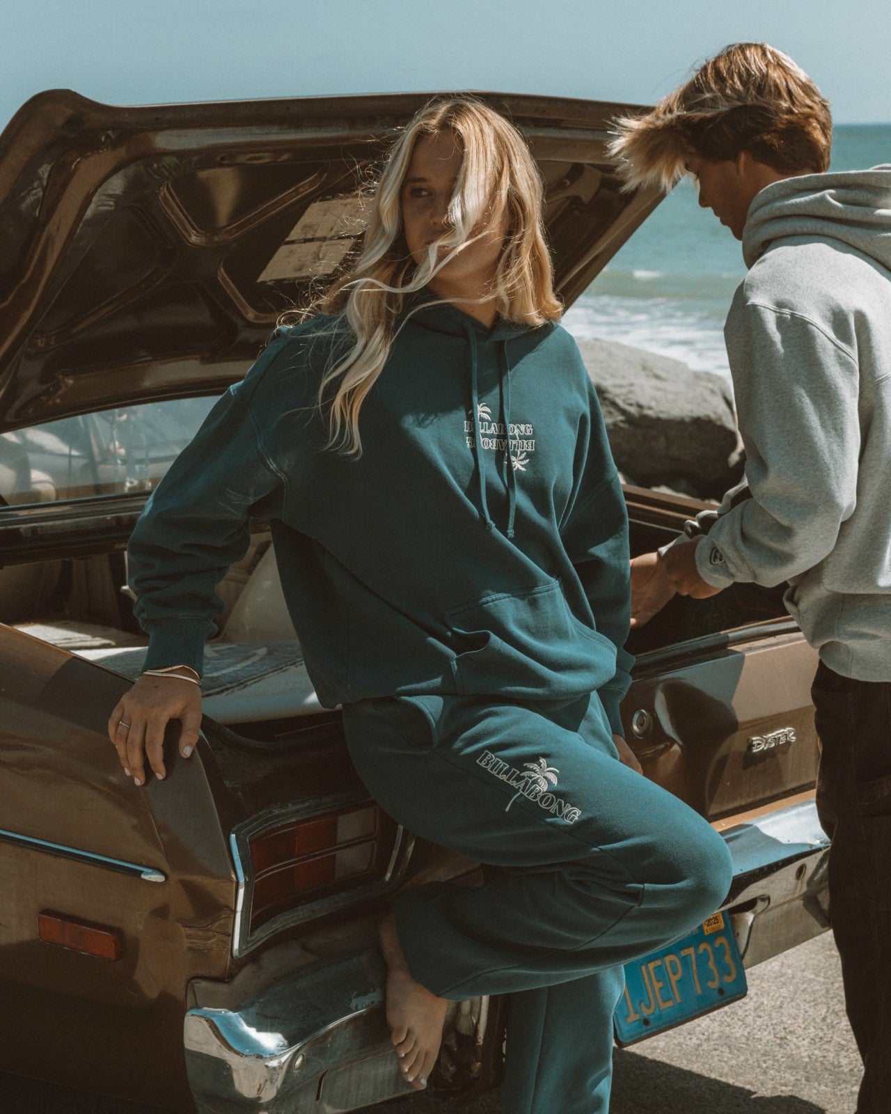 Best Wishes Hoodie - Navy | Billabong Women
