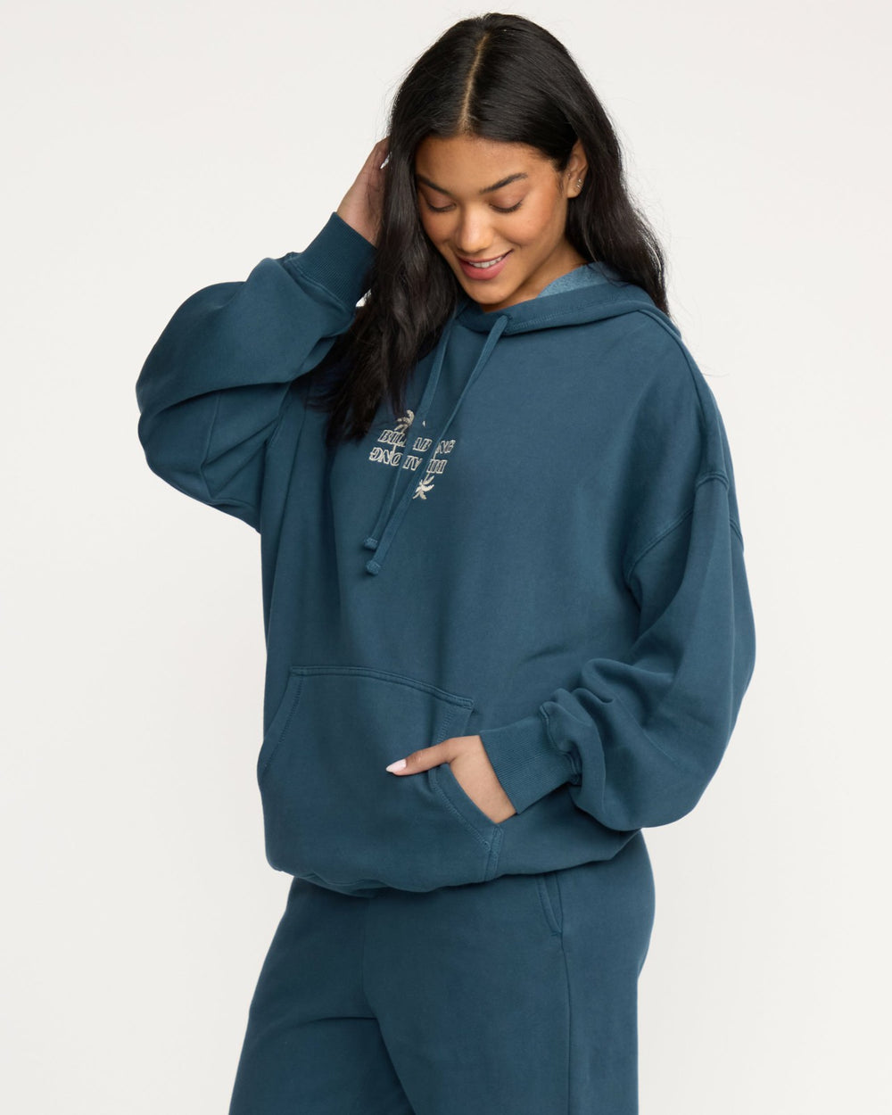 Best Wishes Hoodie - Navy | Billabong Women