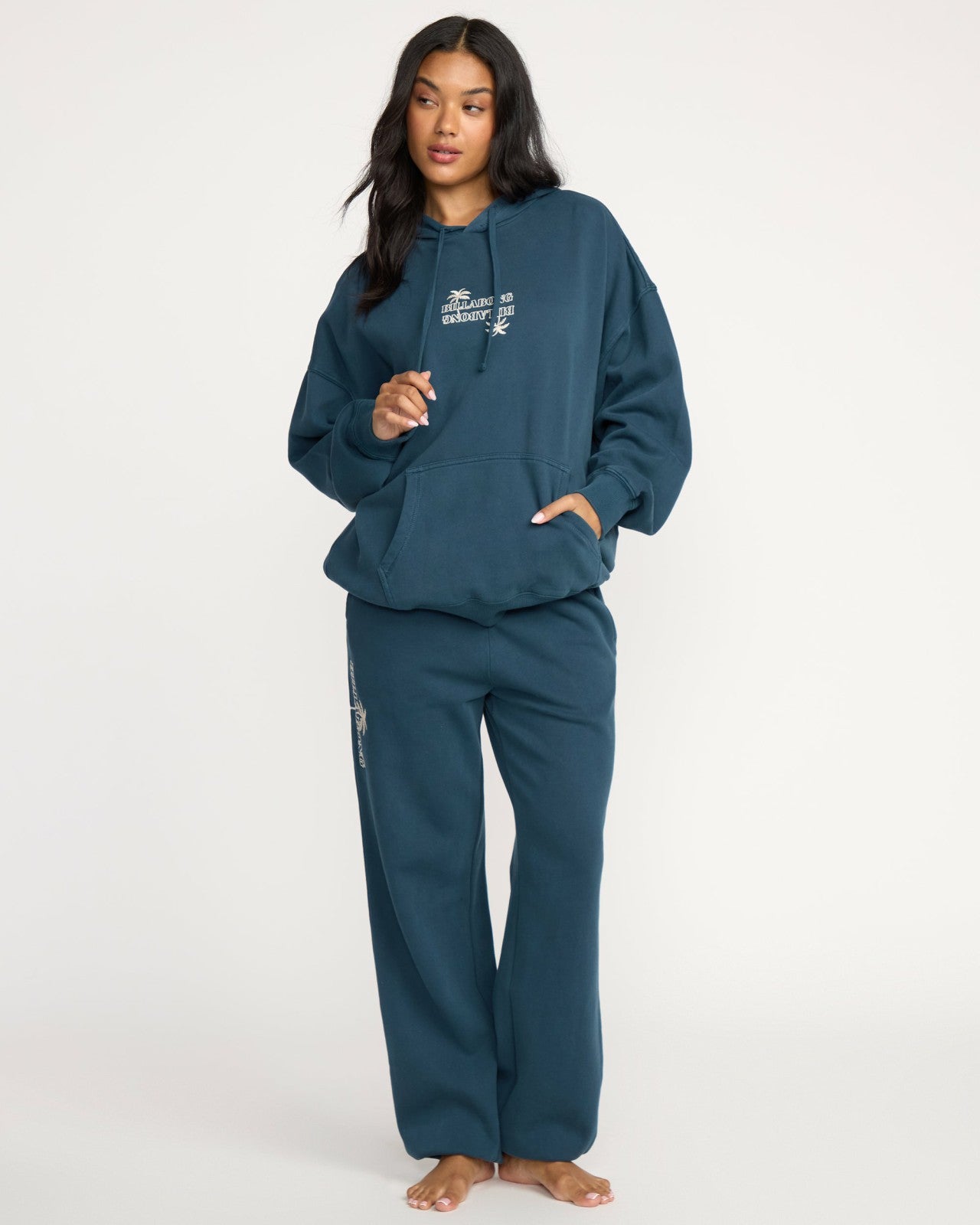 Best Wishes Hoodie - Navy | Billabong Women