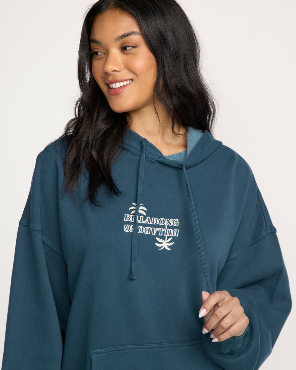 Best Wishes Hoodie - Navy | Billabong Women