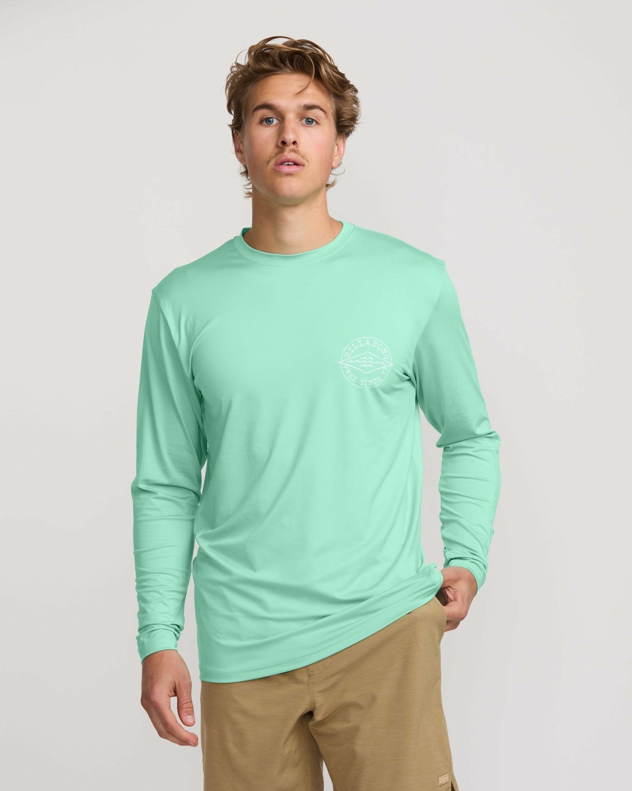 Big Dave Loose Fit Long Sleeve Surf Tee - Bermuda | Billabong Men