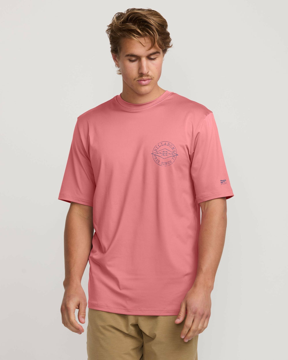 Big Dave Loose Fit Short Sleeve Surf Tee - Dusty Pink | Billabong Men