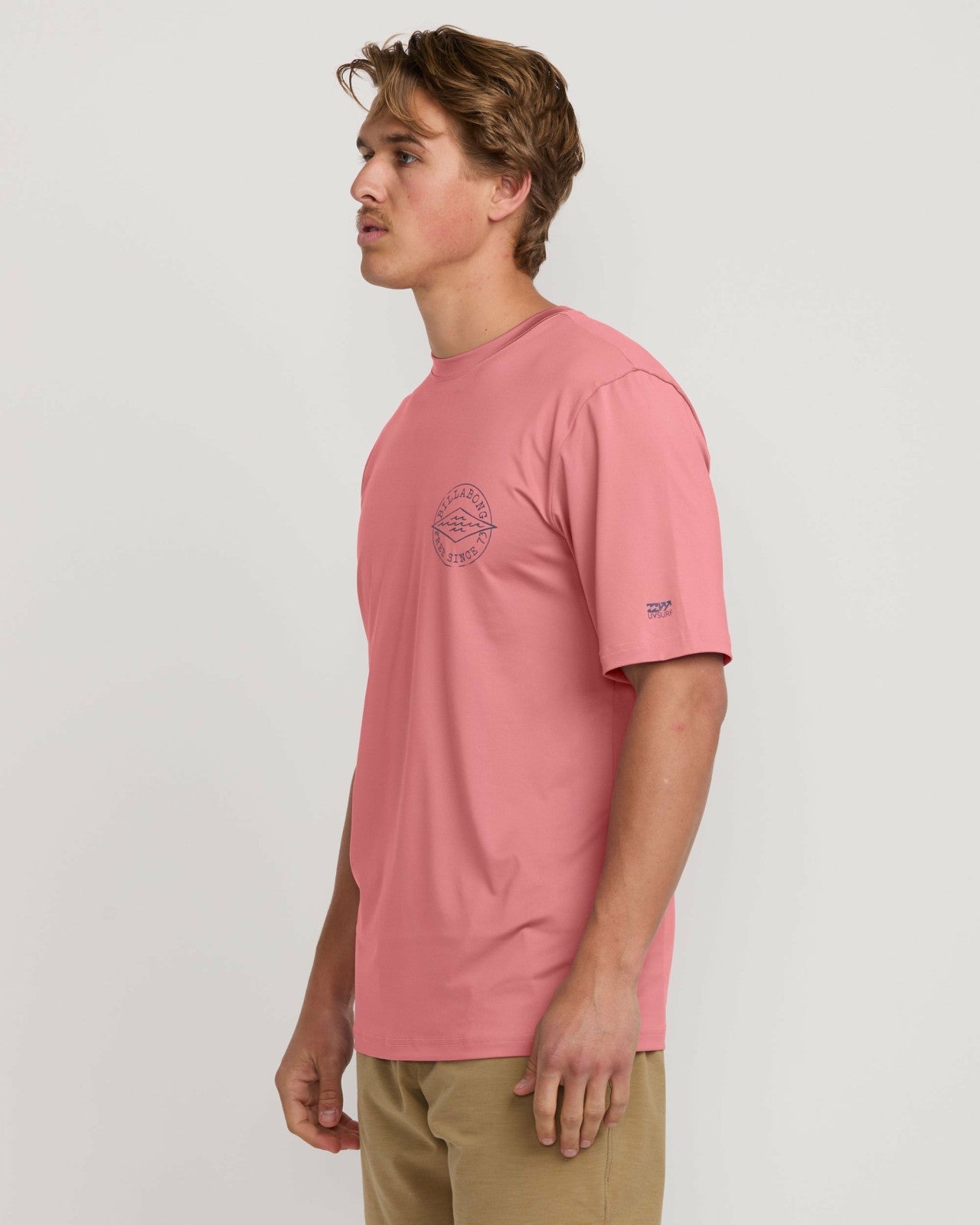 Big Dave Loose Fit Short Sleeve Surf Tee - Dusty Pink | Billabong Men