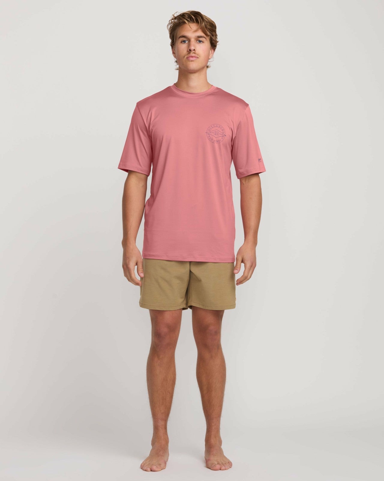 Big Dave Loose Fit Short Sleeve Surf Tee - Dusty Pink | Billabong Men
