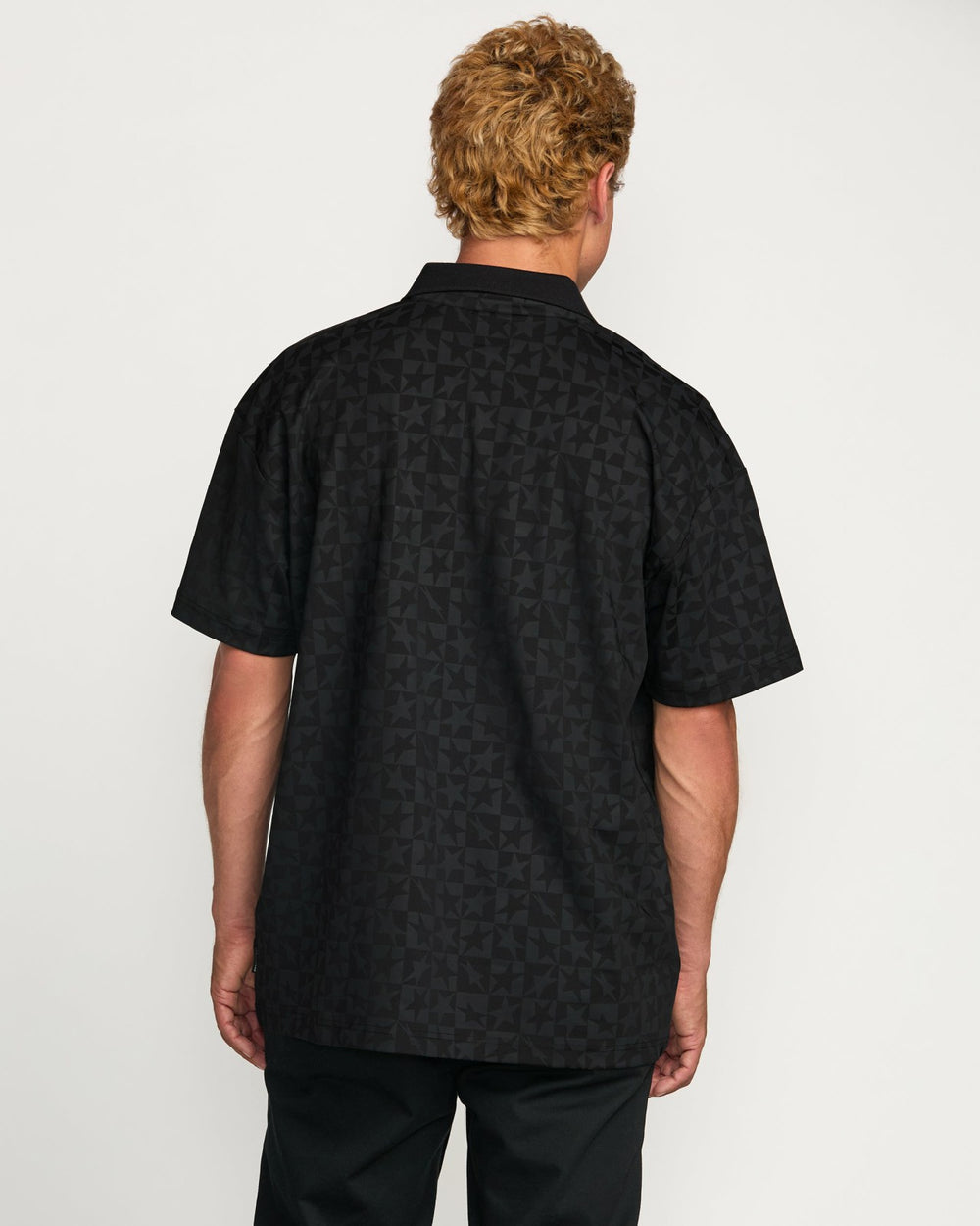 Billabong x Mami Wata Black Star Surf Club Short Sleeve Polo Shirt - B | Billabong Men