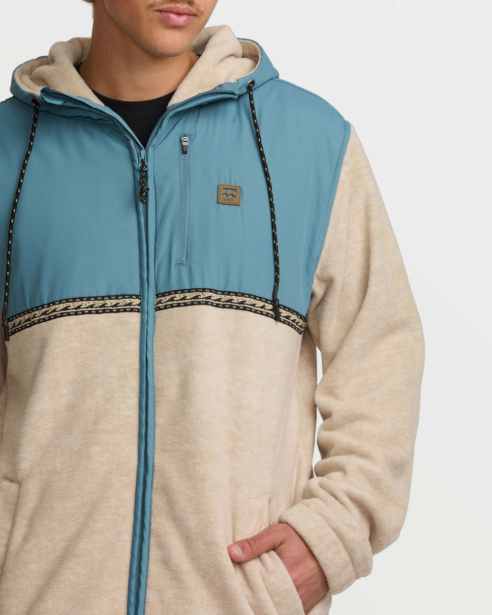 Boundary Lite Zip Sweatshirt - Bleached Sand | Billabong Men