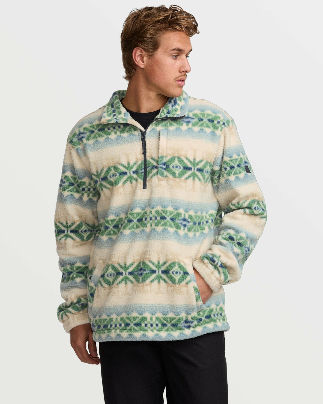Boundary Mock Sweatshirt - Chino | Billabong Men