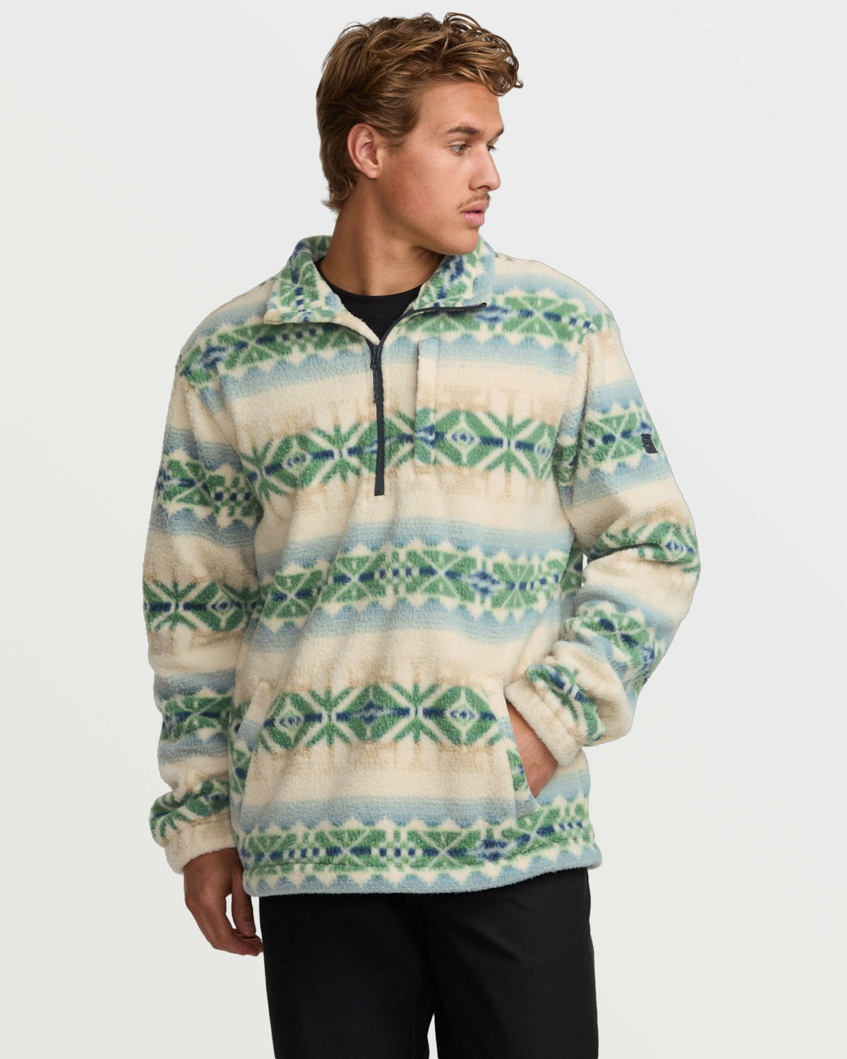Boundary Mock Sweatshirt - Chino | Billabong Men