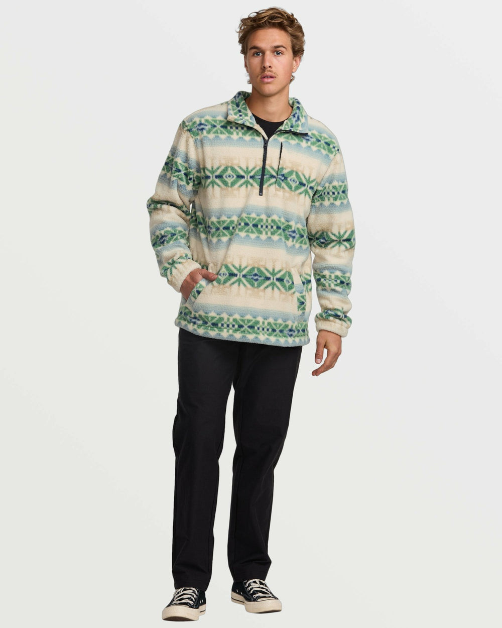 Boundary Mock Sweatshirt - Chino | Billabong Men