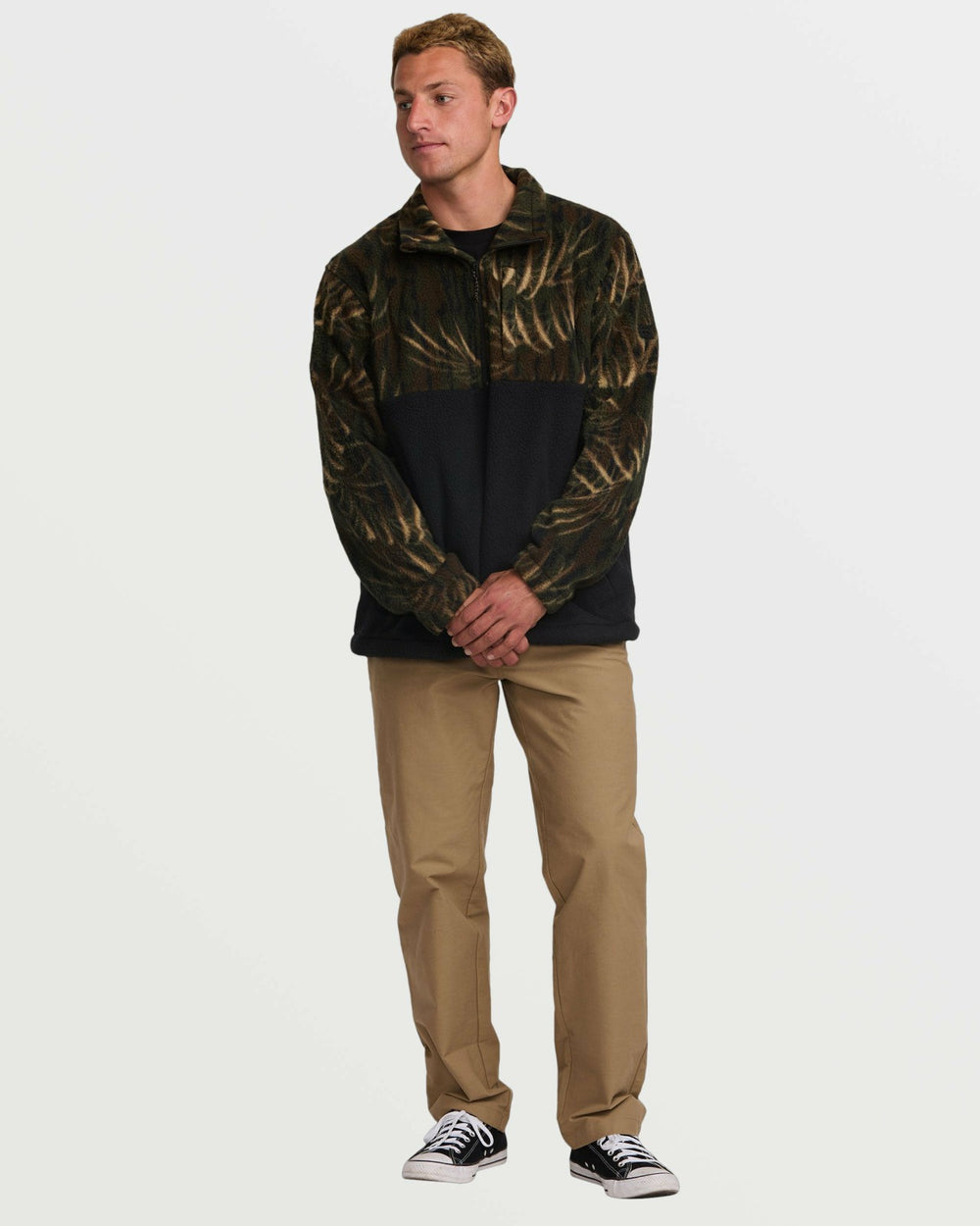 Boundary Mock Sweatshirt - Camo | Billabong Men
